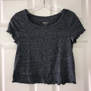✨5 for $25✨Mossimo Gray crop top.